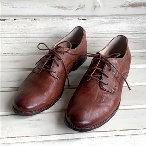 Women’s Frye Anna Brown Leather Oxford